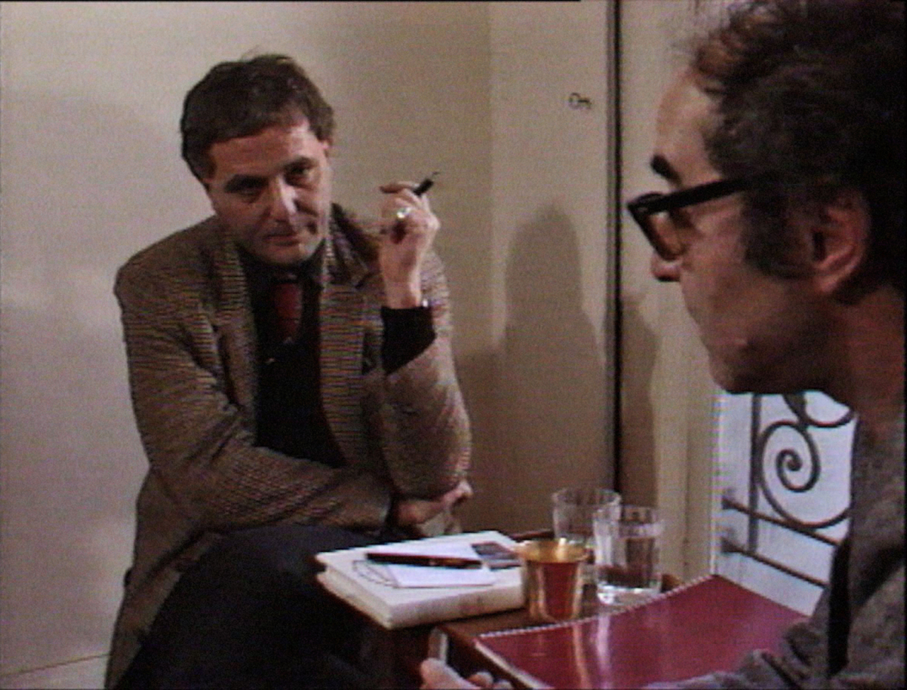 Philippe Sollers et Jean-Luc Godard