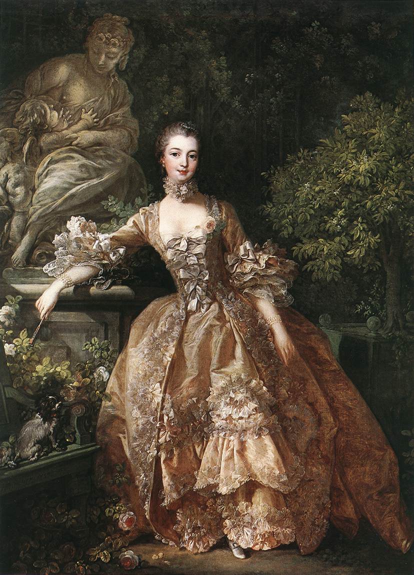 BOUCHER, François Portrait of Marquise de Pompadour 1759