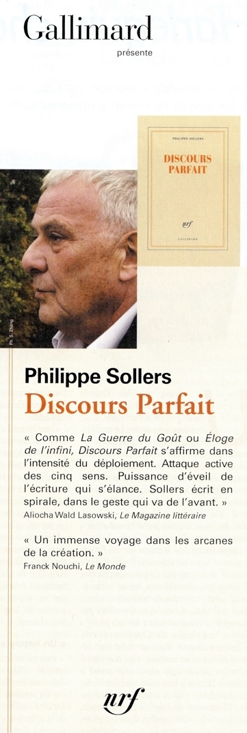 Sollers Discours Parfait