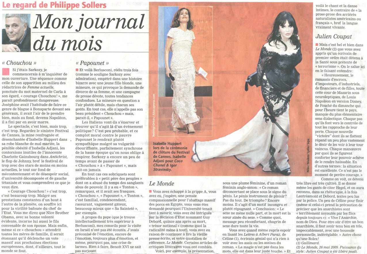 Sollers journal