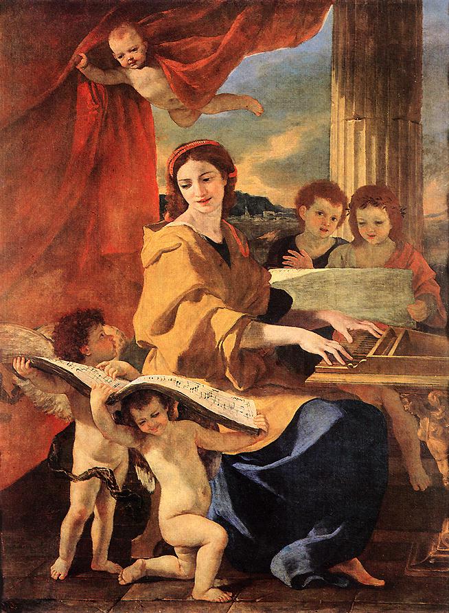 Poussin Sainte Cecile