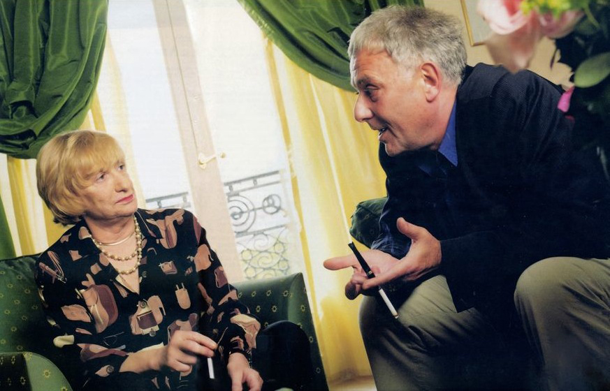 Philippe Sollers, Franoise Sagan, photo Le Figaro Magazine 1998