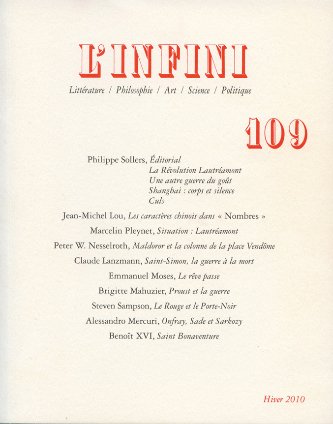 L'INFINI 109