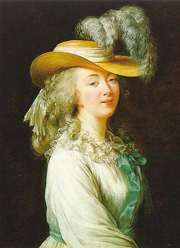 Madame du Barry, portrait par lisabeth Vige Le Brun, 1781