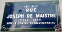 Joseph de Maistre par Sollers