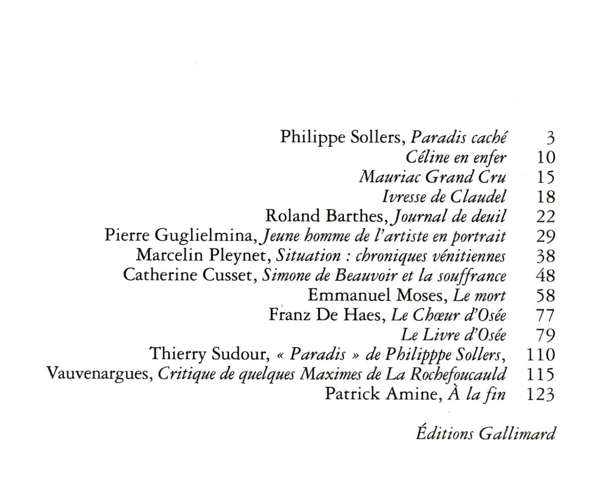 sommaire