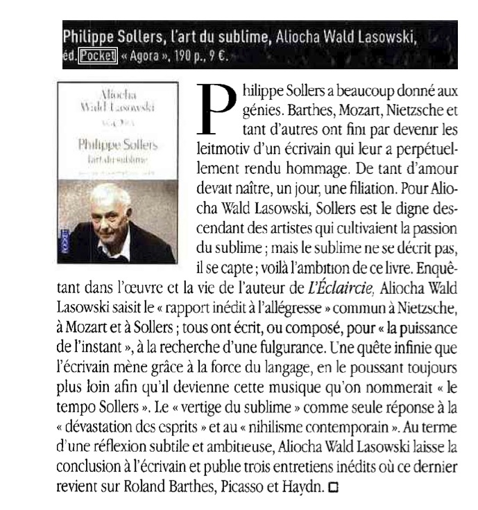 L'art du sublime