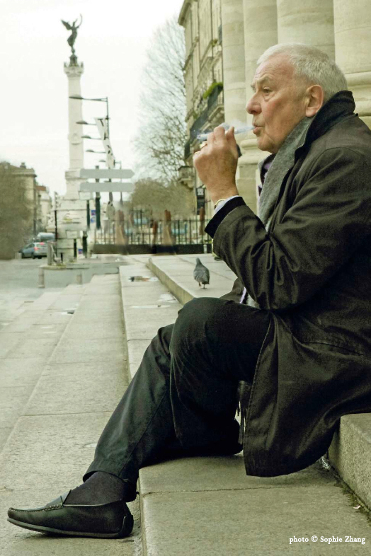 Philippe Sollers à Bordeaux, photo © Sophie Zhang