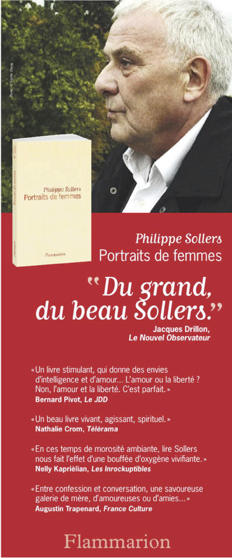 Philippe Sollers Portraits de femmes